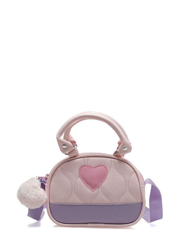 Polaris El ve Çapraz Çanta Kız Çocuk Pembe HEART EL