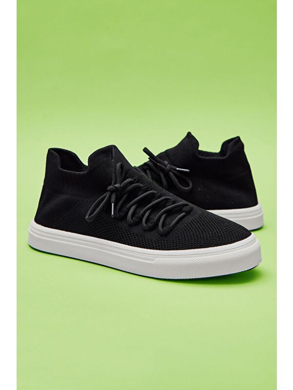 Bağcıklı Kadın Ayakkabı SİYAH - Görsel 3