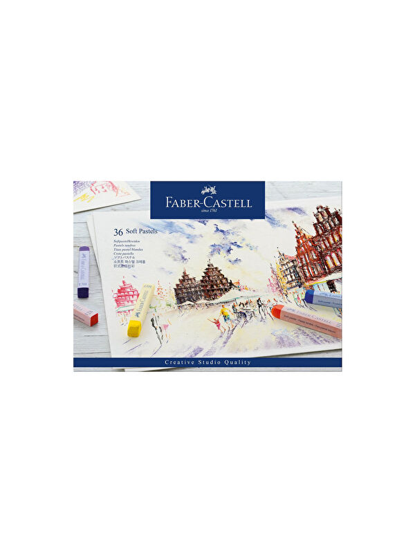 Faber-Castell Goldfaber 36'lı Toz Pastel Seti, Parlak ve Yoğun Renkler, Yüksek Pigmentli
