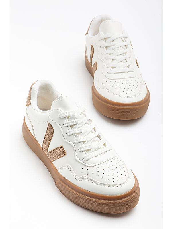 Daxtors Anka Günlük Ortopedik Kadın Sneaker Spor Ayakkabı