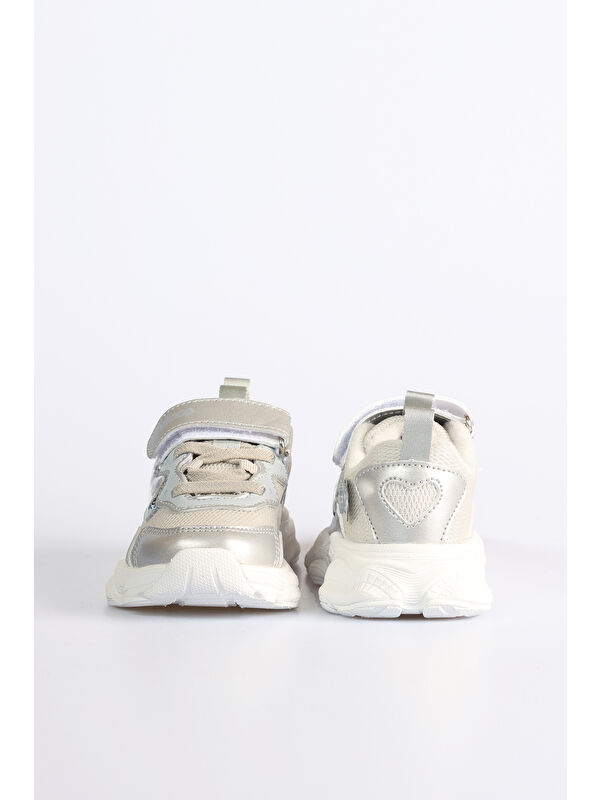 Kimmy Hafif Kız Okul Öncesi Gri Spor Ayakkabı - Görsel 5