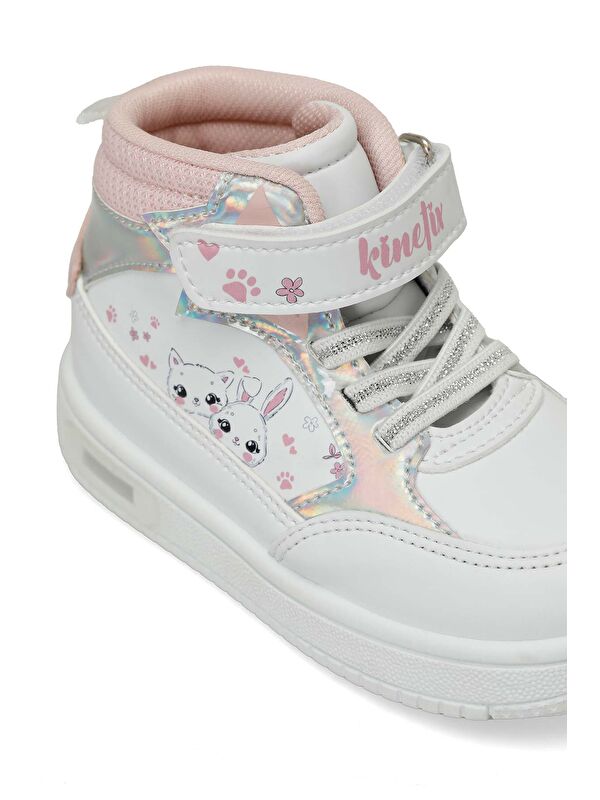 DREP HI B 4PR Beyaz Kız Çocuk High Sneaker - Görsel 8