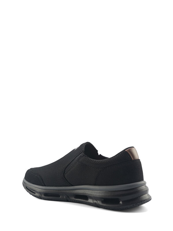 238506 5FX Siyah Erkek Comfort Ayakkabı - Görsel 4