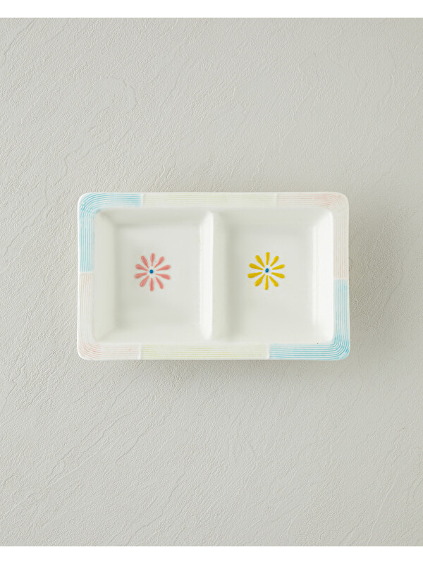 English Home Patchie Stoneware Çerezlik 13x21 cm Renkli
