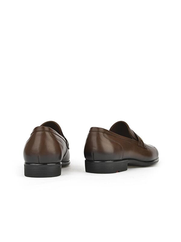 Erkek Hakiki Deri Küçük Numara Ayakkabı 141745Z41269 Kahve - Görsel 4