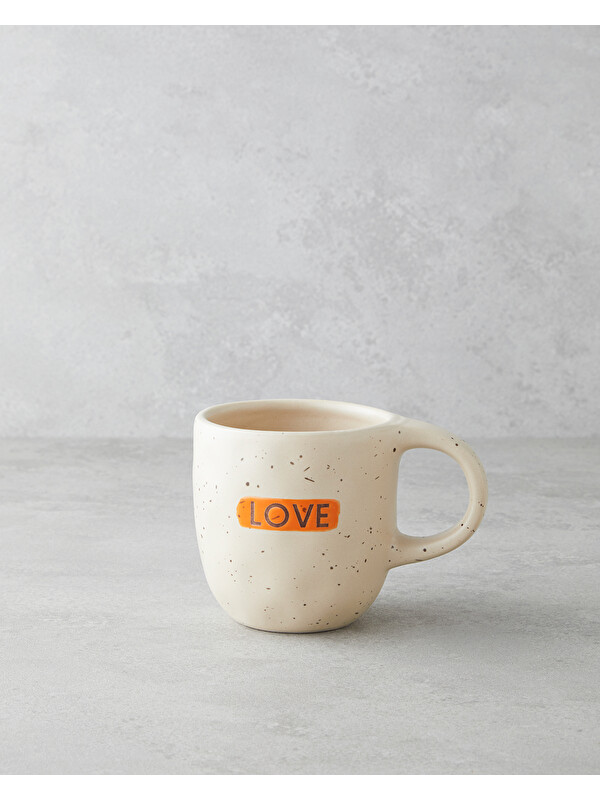 English Home Love Stoneware Kupa 395 ml Turuncu