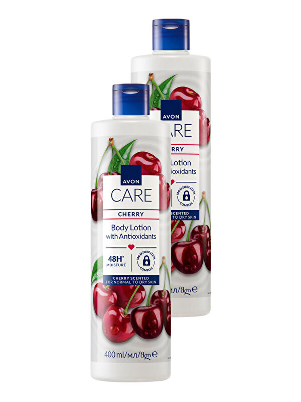 AVON Care Kiraz Kokulu Vücut Losyonu 400 Ml. İkili Paket