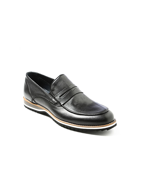 John May Erkek Sneaker ( Günlük) KA-E403 Soft Eva SİYAH BRNIS
