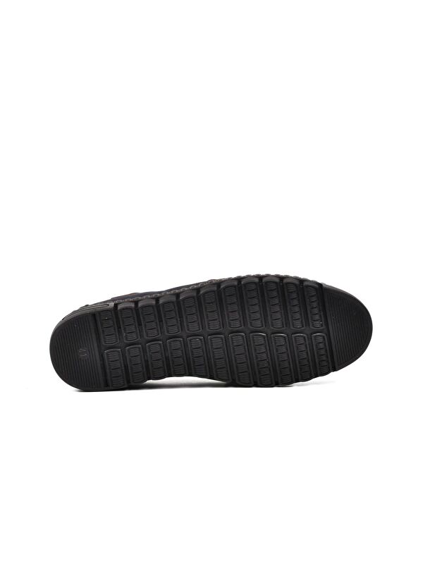 Lacivert Nubuk Hakiki Deri Erkek Loafer Ayakkabı D2024 - Görsel 6