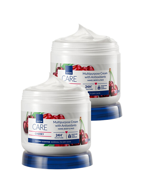 AVON Care Kiraz Kokulu Çok Amaçlı Krem 400 Ml. İkili Paket