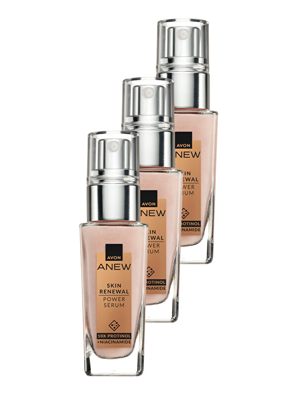 AVON Anew Skin Renewal Power Serum 30 Ml. Üçlü Paket