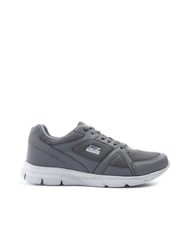 SLAZENGER PERA Büyük Beden Erkek Sneaker Ayakkabı Koyu Gri