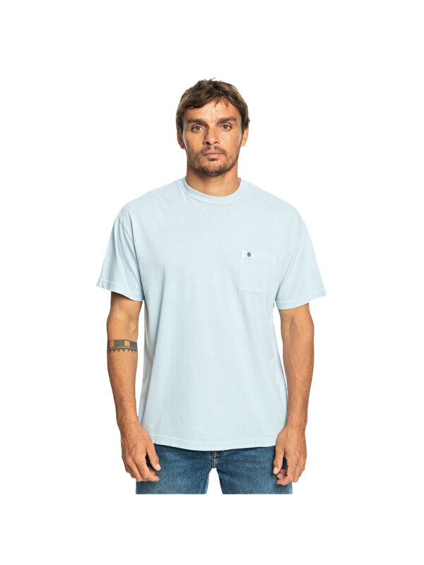 Quiksilver Naturaldye Kttp Erkek Mavi Tişört