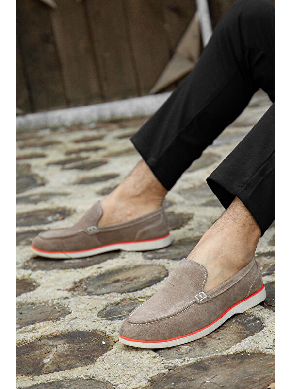 D0306 Günlük Ortopedik Hakiki Deri Erkek Casual Ayakkabı - Görsel 3