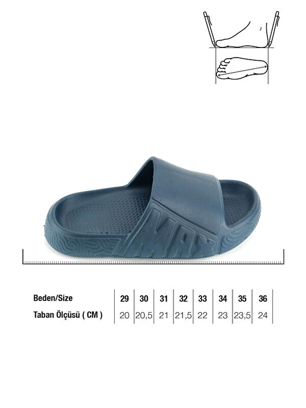Yazlık Erkek Çocuk Eva Islak Zemine Uygun Ev Bahçe Banyo Havuz Terlik - Görsel 3