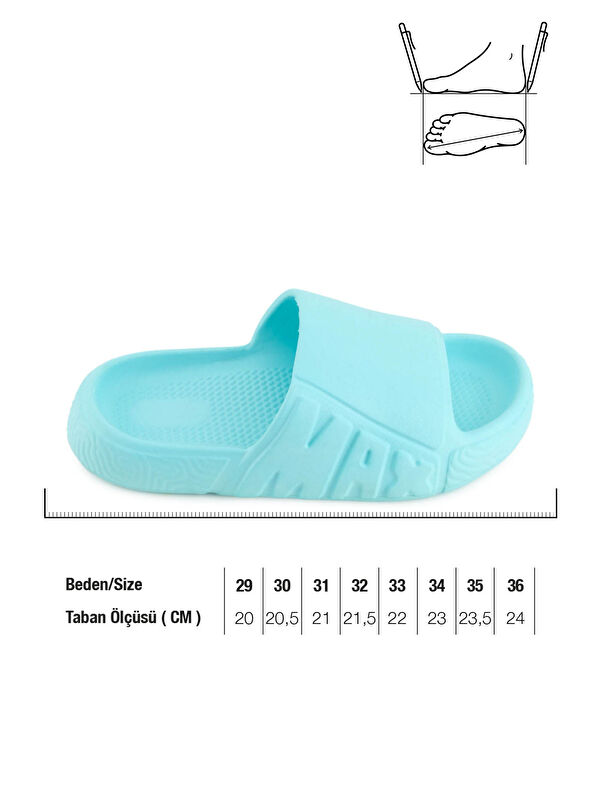 Yazlık Kız Çocuk Eva Islak Zemine Uygun Ev Bahçe Banyo Havuz Terlik - Görsel 3