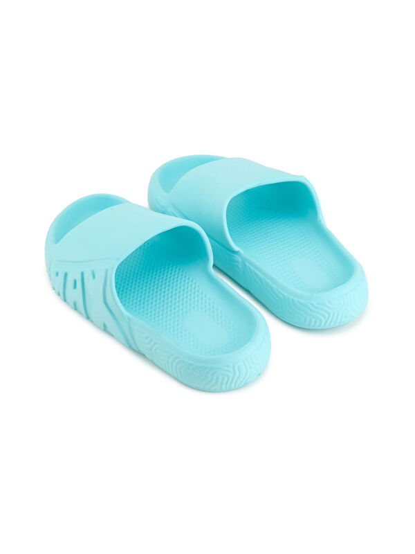 Yazlık Kız Çocuk Eva Islak Zemine Uygun Ev Bahçe Banyo Havuz Terlik - Görsel 5