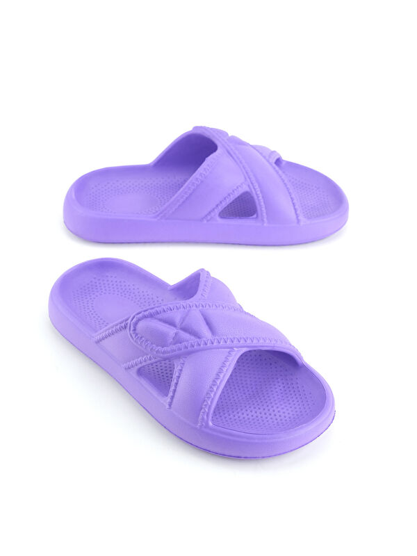 Kadın Yazlık Eva Islak Zemine Uygun Ev Bahçe Banyo Terlik - Görsel 2