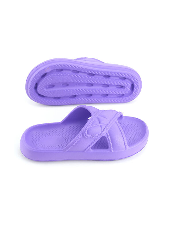 Kadın Yazlık Eva Islak Zemine Uygun Ev Bahçe Banyo Terlik - Görsel 6