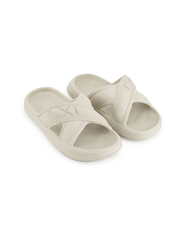 Kadın Yazlık Eva Islak Zemine Uygun Ev Bahçe Banyo Terlik - Görsel 4