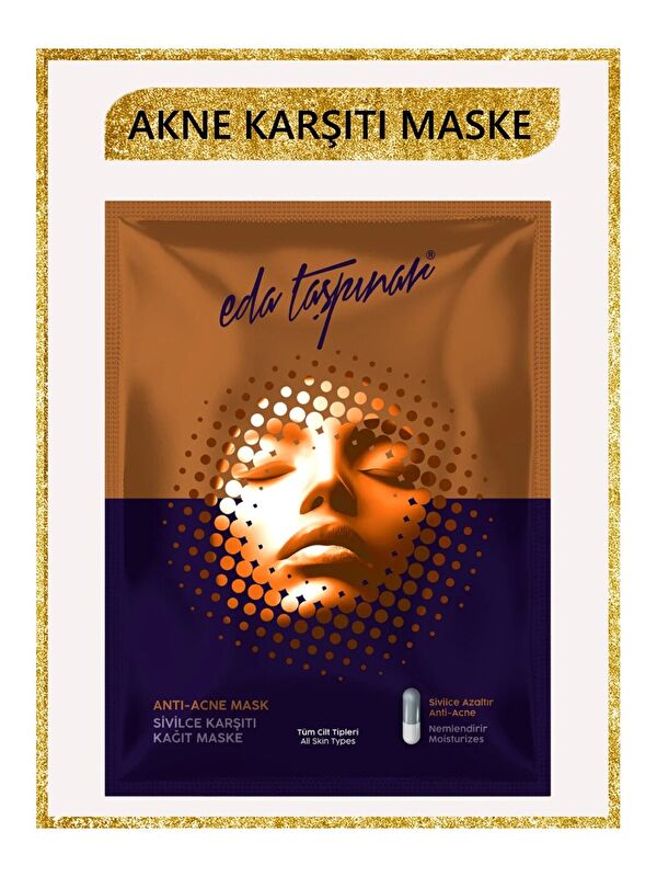 Eda Taşpınar Akne Karşıtı Maske Nemlendirici Pürüzsüz Cilt Parlak Görünüm Sivilce Karşıtı (EGY0015)