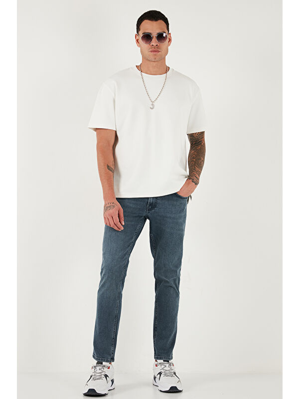 Buratti Pamuklu Regular Fit Normal Bel Boru Paça Jeans 2211C02PARMA