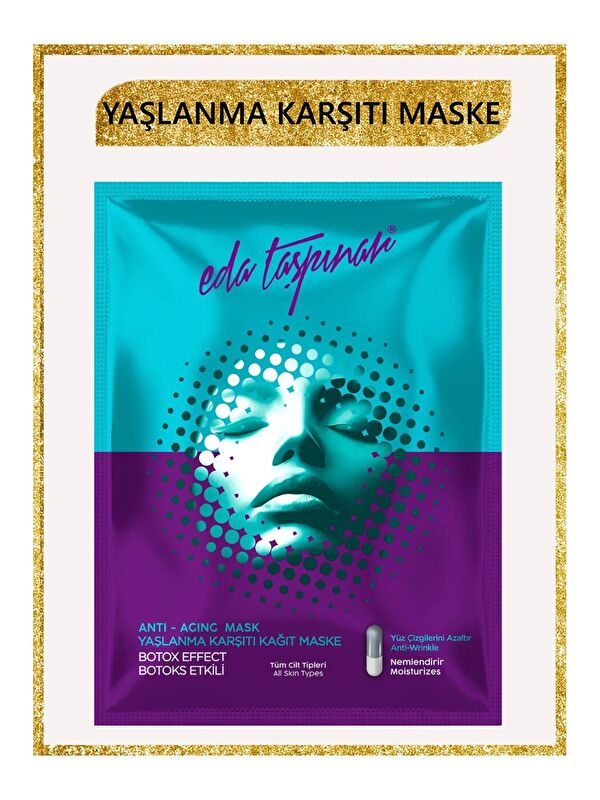 Eda Taşpınar Anti - Aging Maske Nemlendirici Pürüzsüz Cilt Parlak Görünüm  (egy0013)