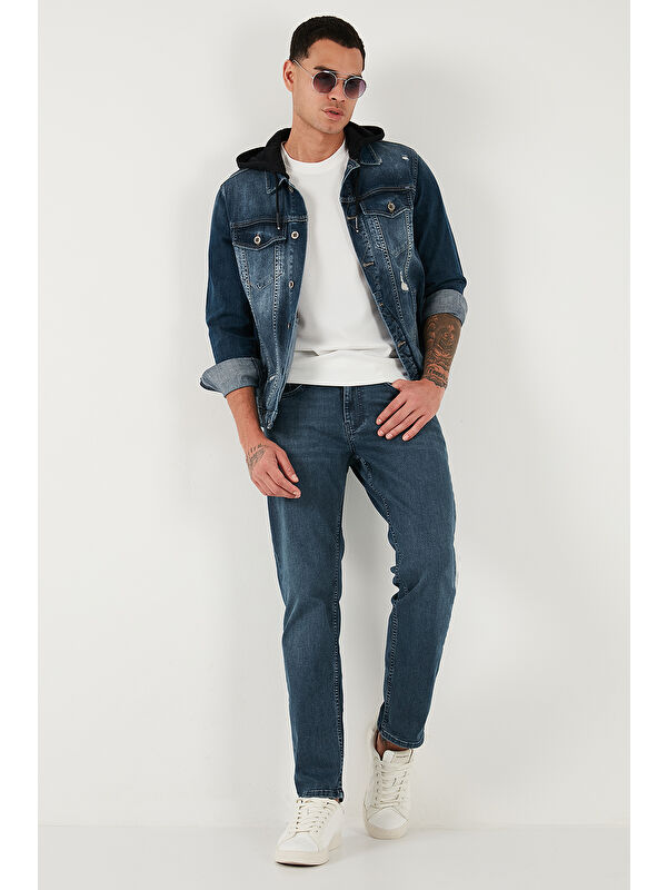 Buratti Pamuklu Comfort Fit Normal Bel Boru Paça Jeans 4412C02TEXAS