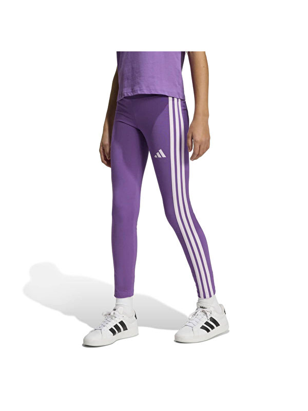 Adidas Essentials Kız Çocuk Mor Tayt