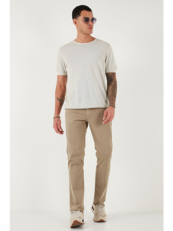 Buratti Pamuklu Comfort Fit Normal Bel Boru Paça Jeans 4412C19TEXAS