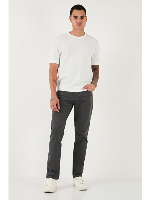 Buratti Pamuklu Comfort Fit Normal Bel Boru Paça Jeans 4412C19TEXAS