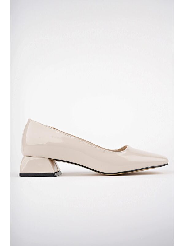 LİLİTH Kare Burunlu Kısa Topuklu Kadın Günlük Ayakakkabı - Görsel 3