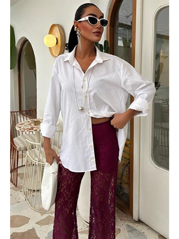 Jane's İçi Astarlı Dantel Pantolon 0081