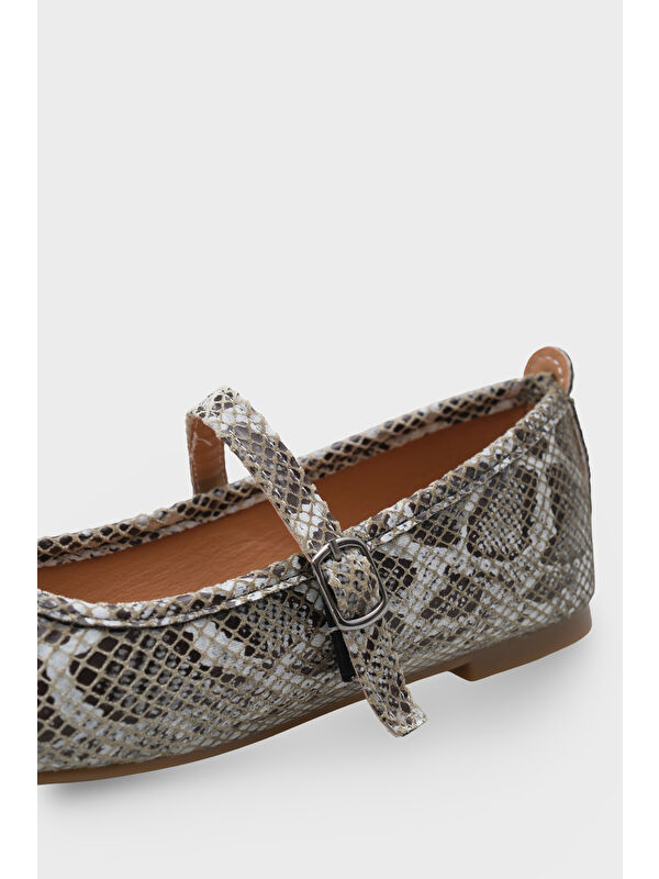Capone Outfitters Kahverengi Capone Outfitters Hanna Trend Kadın Babet