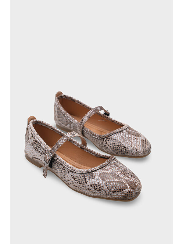 Capone Outfitters Gri Capone Outfitters Hanna Trend Kadın Babet