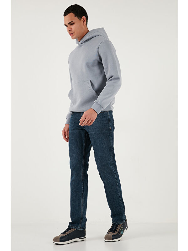 Buratti Streç Pamuklu Comfort Fit Yüksek Bel Boru Paça Jeans 4400C04TEXAS