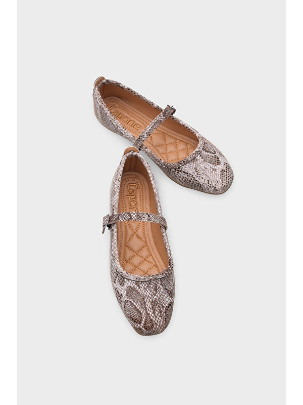 Capone Outfitters Gri Capone Outfitters Hanna Trend Kadın Babet