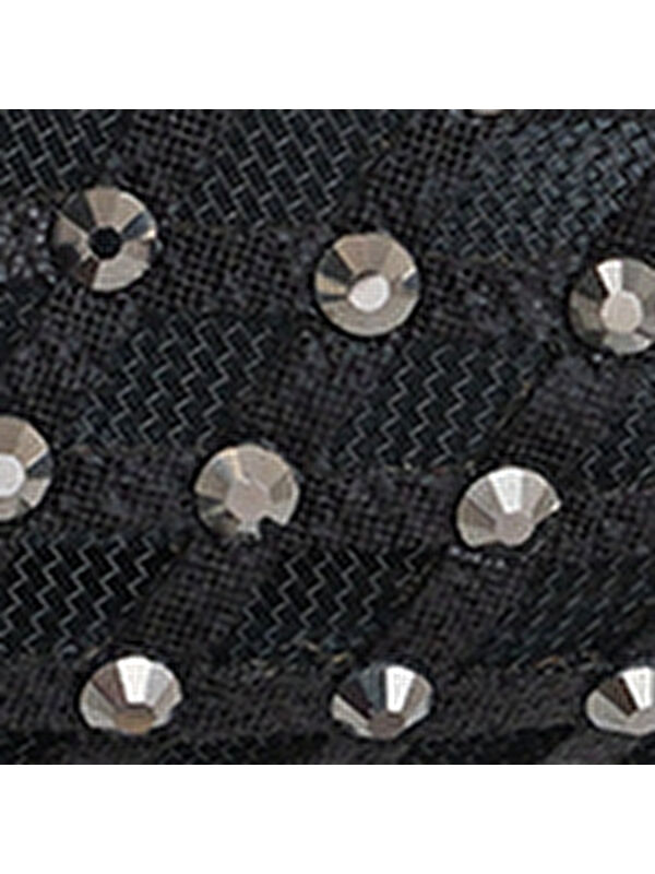 Capone Outfitters Gri Capone Outfitters Hilary Taşlı Fileli Stiletto