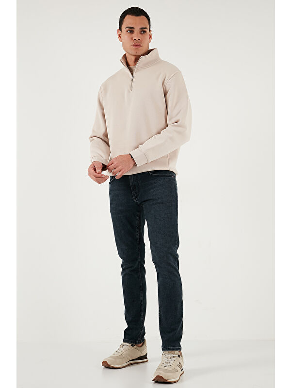Buratti Pamuklu Slim Fit Yüksek Bel Dar Paça Jeans 3300C45TOKYO