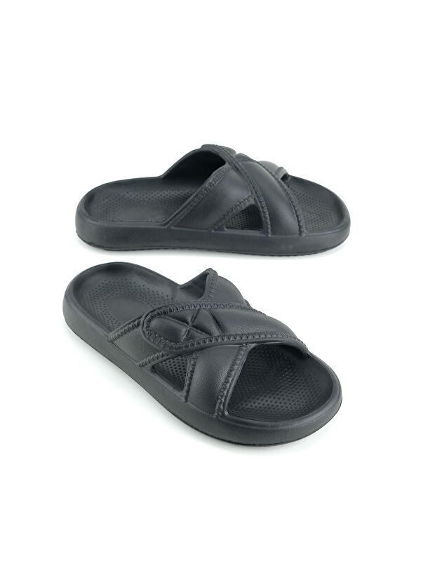 Kadın Yazlık Eva Islak Zemine Uygun Ev Bahçe Banyo Terlik - Görsel 2