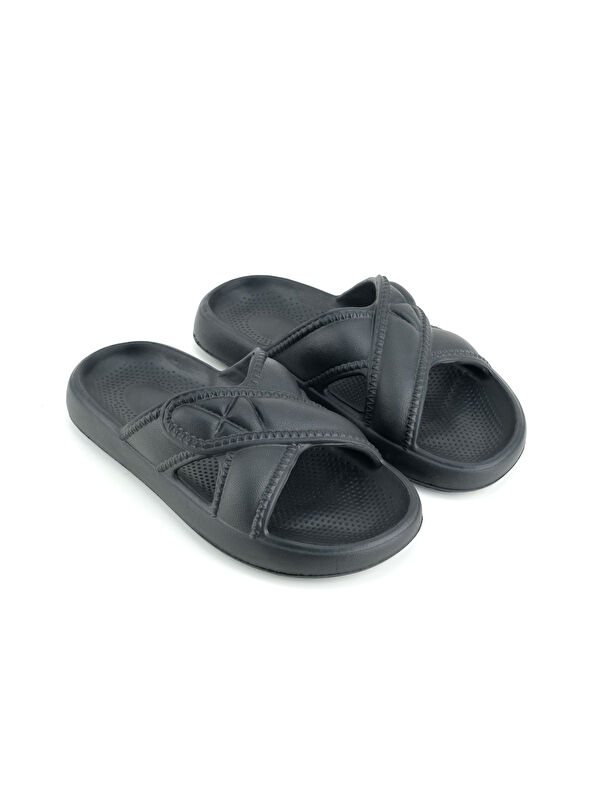 Kadın Yazlık Eva Islak Zemine Uygun Ev Bahçe Banyo Terlik - Görsel 4