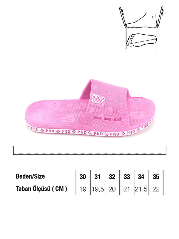 Kız Çocuk Airblow Yazlık Islak Zemine Uygun Ev Bahçe Banyo Havuz Terlik - Görsel 3