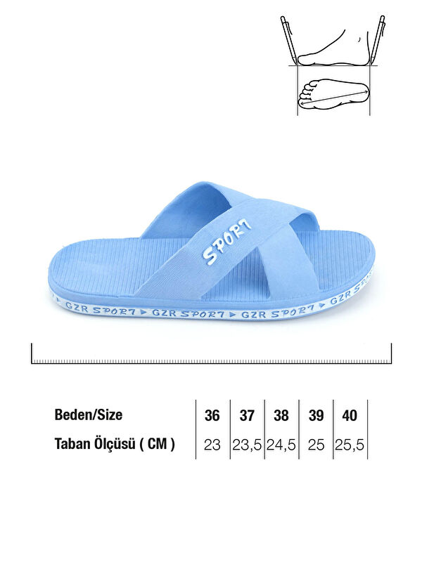Erkek Yazlık Airblow Islak Zemine Uygun Günlük Ev Bahçe Havuz Terlik - Görsel 3