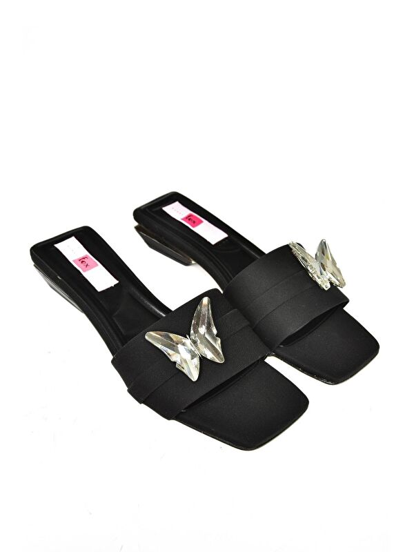 S8205056 Siyah Kadın Terlik - Görsel 6