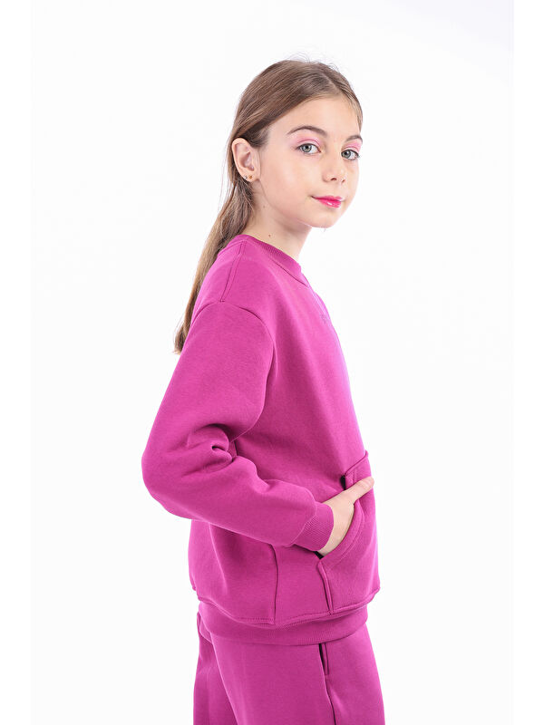 Toontoykids Unisex Çocuk Nakışlı Sweatshirt