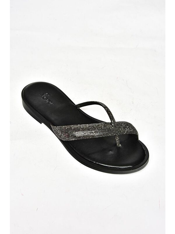 S2500501 Siyah Kadın Terlik - Görsel 4