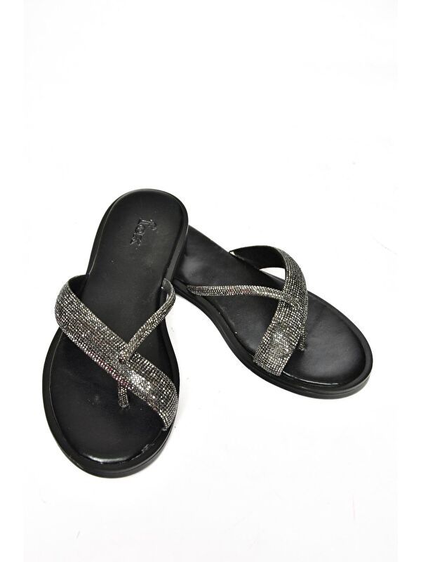 S2500501 Siyah Kadın Terlik - Görsel 6