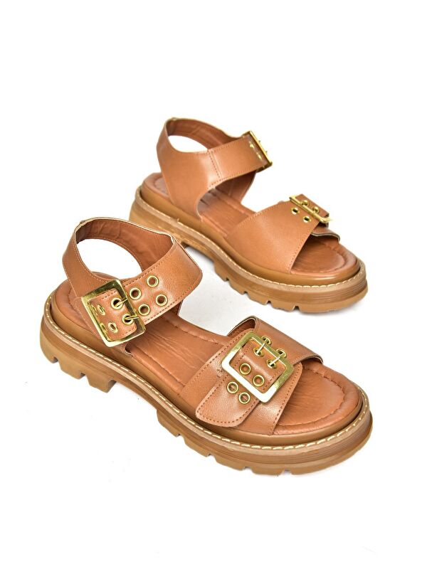 S9960740 Taba Kadın Sandalet - Görsel 4