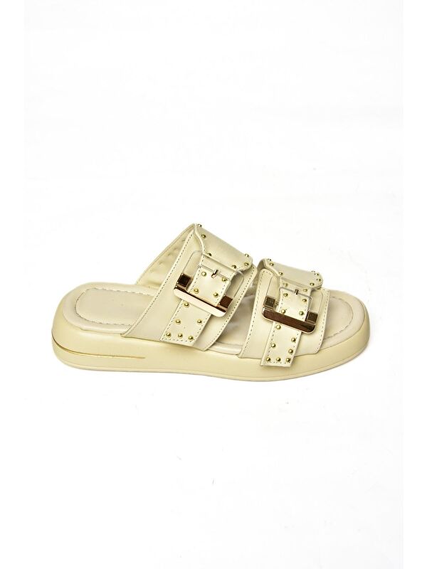 S5181065 Bej Kadın Terlik - Görsel 5