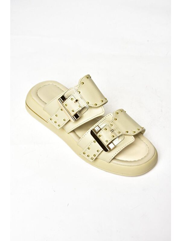 S5181065 Bej Kadın Terlik - Görsel 7